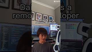 Life as a Remote Developer #shorts #remotework #wfh