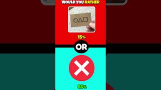 Squid Game Would You Rather: Dare to Decide? 🦑⚡❓ #squidgame