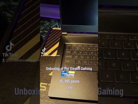 unboxing of Msi Stealth Gaming Laptop Philippines Intel Core i7