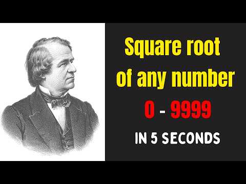 Calculate Square root of any number by hands ( Don't teach anyone )
