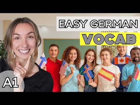 Easy German Vocabulary Lesson: COUNTRIES & LANGUAGES