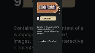 Html Tags | Website Development #music #html #javascript #css #web #webdevelopment #trending #foryou