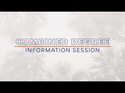 Combined Degrees at UF Warrington | Information Session from October 6, 2020