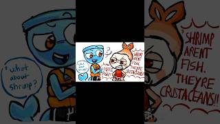 Dandys world comic dub ! / Shrimpo x Finn / Ragebait / Funny comic / #dandysworld #comic #comicdub