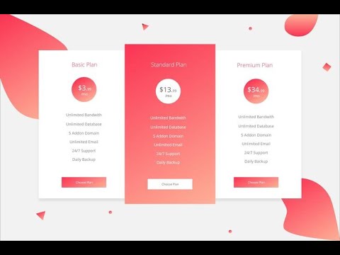 CSS3 Pricing Table