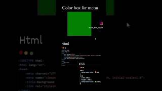 color boxing 👆 #htmlcssjavascript #coding #cssinformation #htmlcss