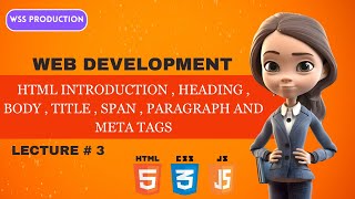 Html Introduction| BasicTags| Head Body Title span Heading Paragraph Tags|Web Development Lecture #3