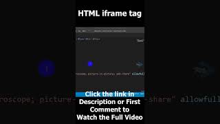 Html iframe tag