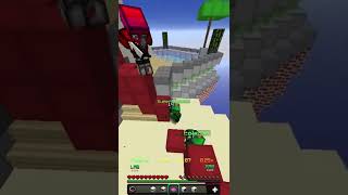 Hacked on AGAIN BRUH #bruhmoment #minecraft #shorts #hypixelbedwars #bedwars #hacker #fails