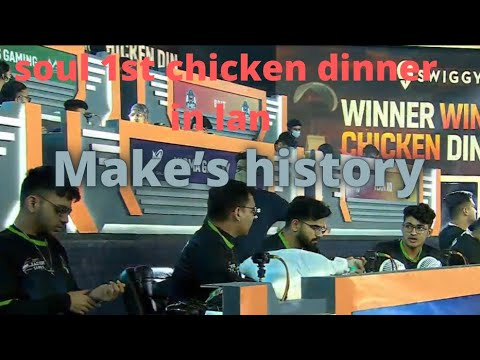Soul 1st chiken dinner at lan 🚀 Makes new history  🚀 TEAMSOUL