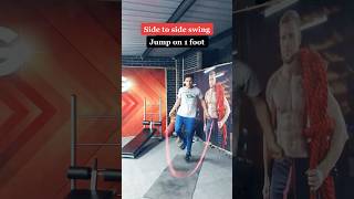 Skipping rope trick for beginners #skipping #jumprope #skippingrope #fitness #gym