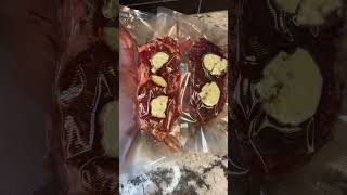 First attempt at cooking a steak with the new Anova Sous Vide cooker…
