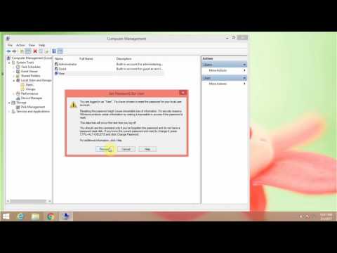How to create user password
