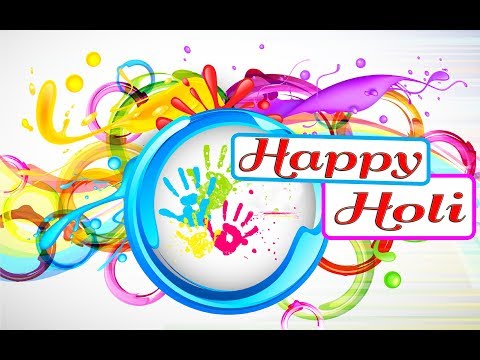Happy Holi Wishes Video 2018,Festival Greetings,Quotes,Messages,Holi Animation