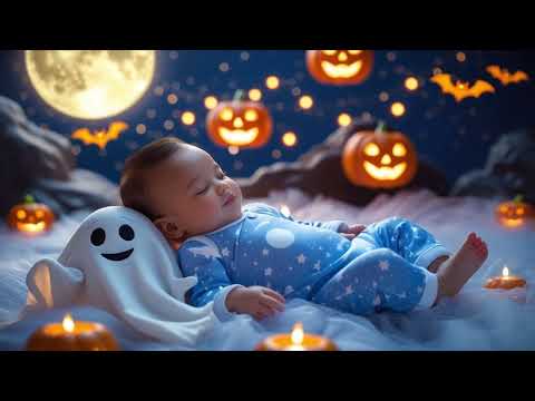 👶👻 Brahms Lullaby & Halloween Night Calm: Gentle Baby Sleep Music for Peaceful Dreams 🎃✨