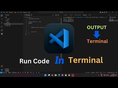 How to run code in Terminal in VS code |  Visual Studio Code | Hindi  | Epsilon