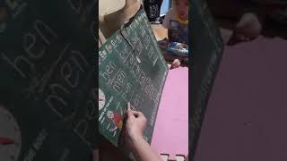 Teach how to read...Reading practice of my 4 year old son.