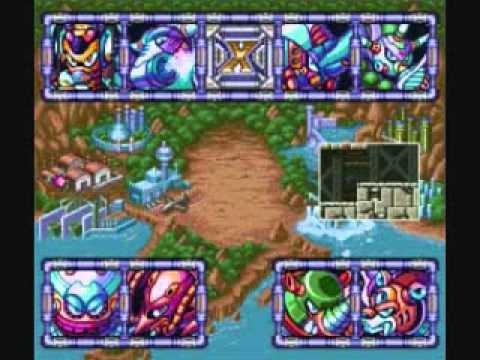 Mega Man X3 Metal Stage Select Menu