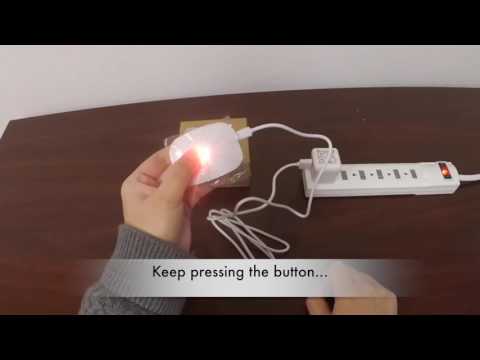 How to activate a Wi Fi garage door control button