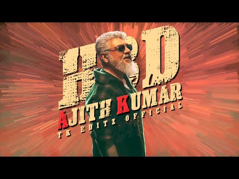 Happy Birthday - Ajith Kumar Mashup | 4K | Anirudh | 2024