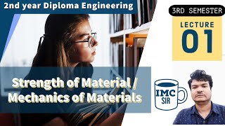 Strength of Material | Mechanics of Material Second year third semester diploma Polytechnic |WBSCTE