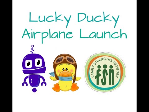 Lucky Ducky Day - Make Your Own Airplane Launcher