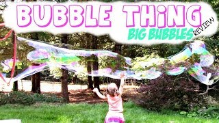 GIANT BUBBLES!!!  BUBBLE WAND and Mix REVIEW!!!!!!!!!!!!!!
