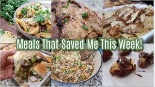 Meals That Saved Me This Week! 6 Real Life Homemade Recipes! High Protein, Healthy, Family Friendly!