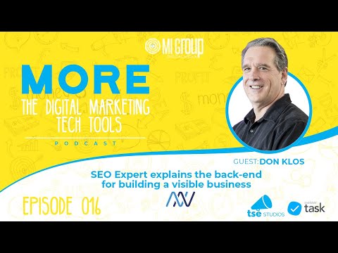 SEO Expert explains the back-end of building a visible business | Don Klos | Ep 016