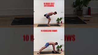 6 Moves To Workout Your Chest And Back At Home #strongereveryday #workoutfromhome
