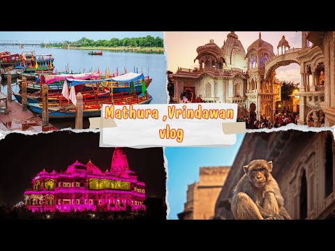 Mathura & Vrindavan Vlog Episode 5 | ISKCON Temple & Prem Mandir 🌟