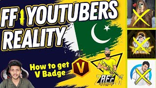 Free Fire Pak Youtuber Reality #freefire #freefirepakistan