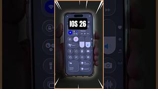 Change Control Center in IOS 26 #shorts #youtubeshorts
