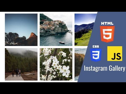 Images Gallery using | HTML, CSS3 & Javascript