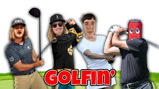 WE PLAYED A CRAZY GOLF GAME..
