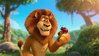 The Lion Who Loved Ladybugs — A Heartwarming Song About Kindness and Curiosity for Kids
