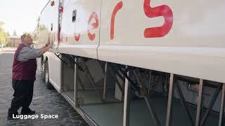 A Tour Inside a Charter Bus