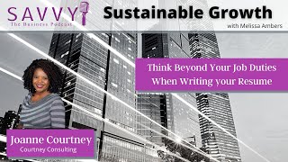 Think Beyond Your Job Duties Creating an Effective Resume