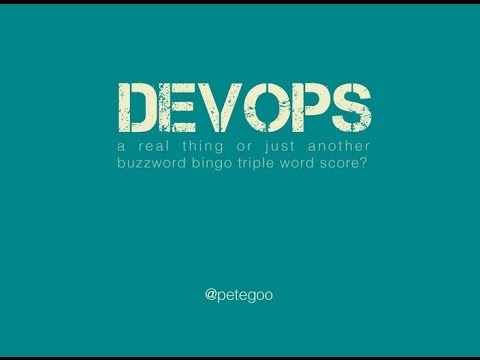 DEVOPS : a real thing or just another buzzword bingo triple word score?