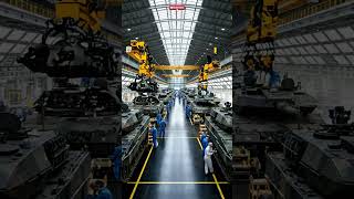 Incredible tank assembly line: precision #shorts #tankbuilding #assemblyline #mustwatch #viralshorts