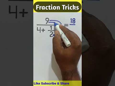 Fraction Trick in 8 Second | fraction tricks in hindi | fraction tricks for competitive exams