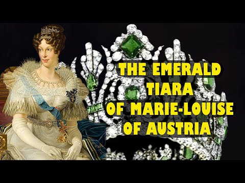 The tiara of Marie-Louise of Austria was a wedding gift from Napoleon Bonaparte