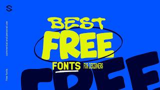 Best Free Fonts for Graphic Designers - April