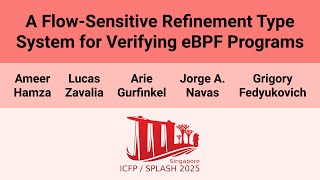 [OOPSLA'25] A Flow-Sensitive Refinement Type System for Verifying eBPF Programs