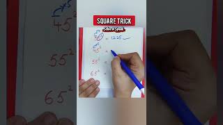 Square trick! #squaretrick #maths #learnmath #mathstricks #math #easymaths #mathematics #learning