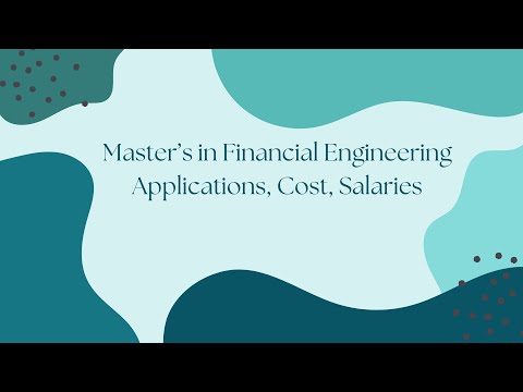 Quantitative Finance degrees- application requirements, Costs, Salaries