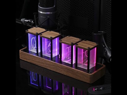 Unboxing & Vibes Futuristic Rgb NIXIE Clock