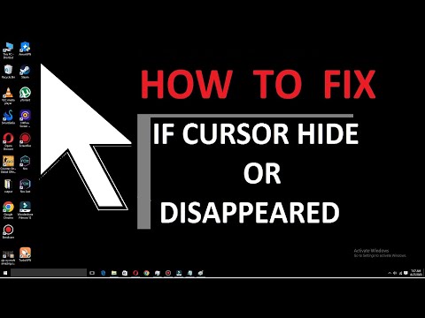 How To FIX Mouse Cursor Disappeared on Windows 10 Problem (Only Using Keyboard Tutorial)