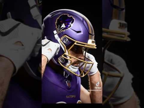 Baltimore Ravens new purple helmets #hookedonhelmets #baltimoreravens