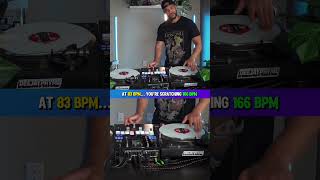 How to Do The Chrip Scratch BUT Double Time #dj #scratching #howtoscratch